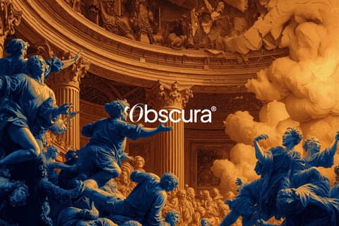 Escena de una rotonda clásica con muchas figuras en movimiento.